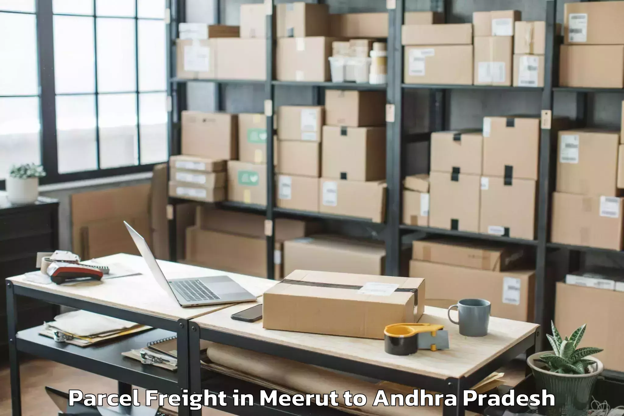 Expert Meerut to Rudravaram Parcel Freight